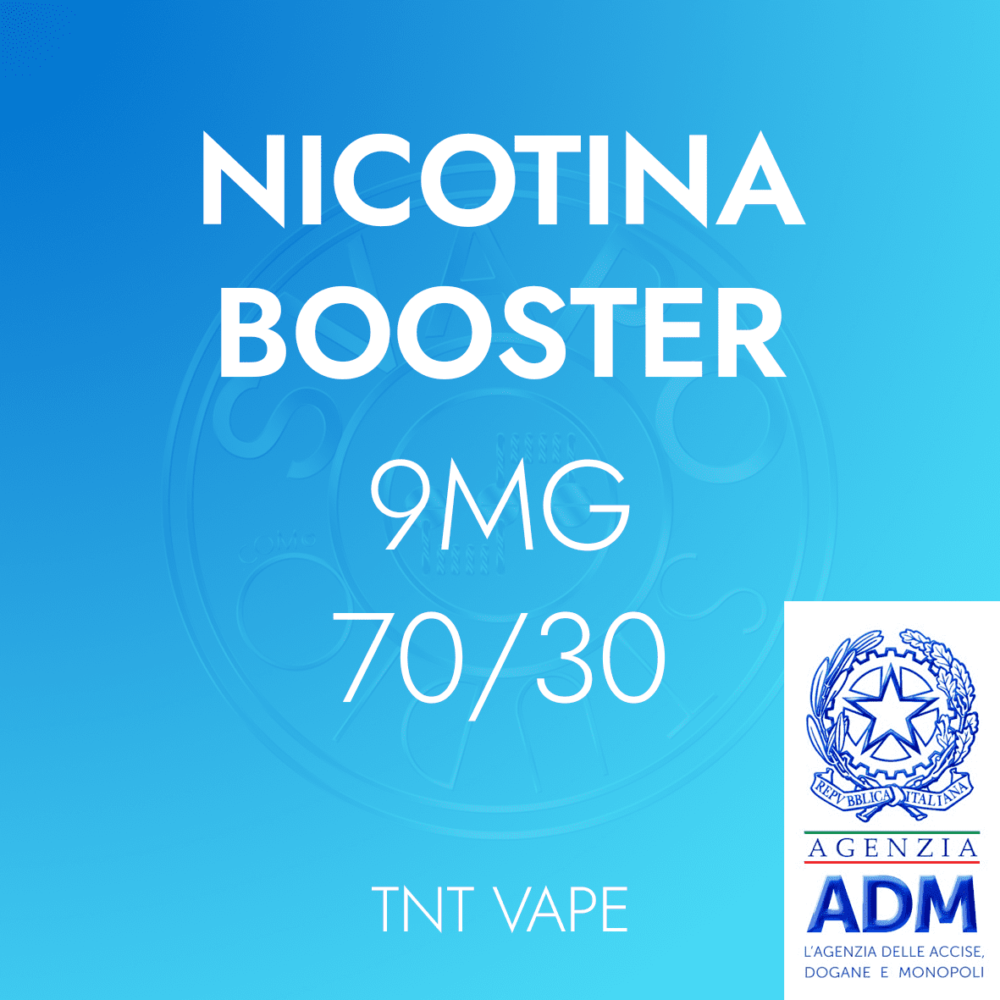 nicotina booster svapo per sigaretta elettronica 9mg densità 70-30 svapostudio