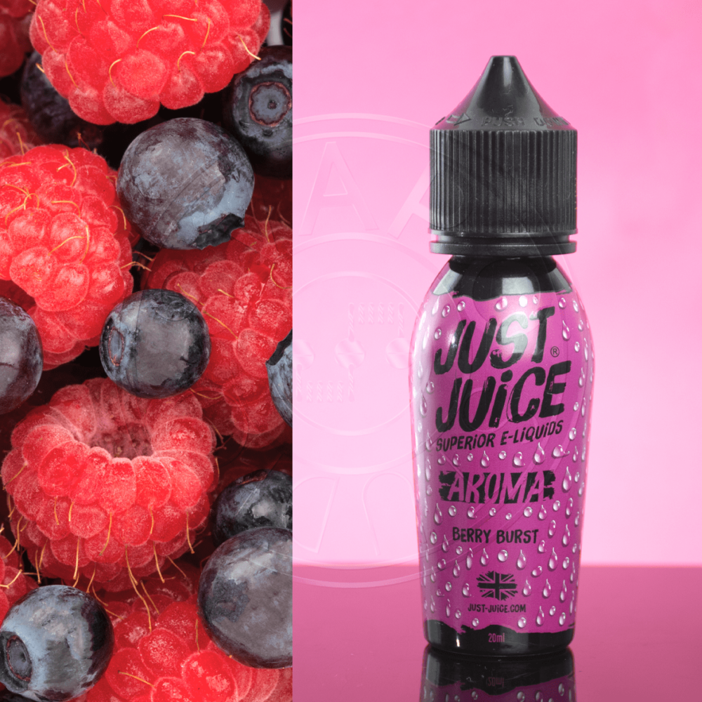 liquido fruttato frutta berry burst frutti di bosco con lamponi e fragola fragole just juice sigaretta elettronica online svapostudio