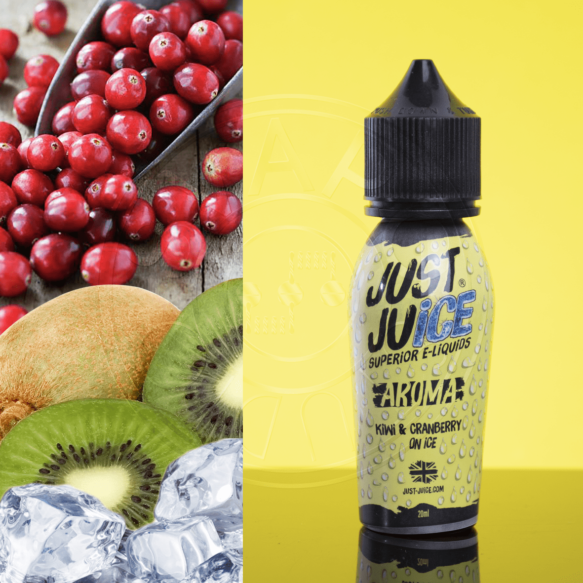 Kiwi and Cranberry on Ice - Just Juice - Liquido Scomposto Shot