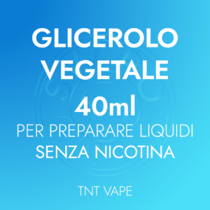 Glicerolo vegetale glicerina vegetale per liquidi svapo scomposti shot series senza nicotina tnt vape da 40ml svapostudio