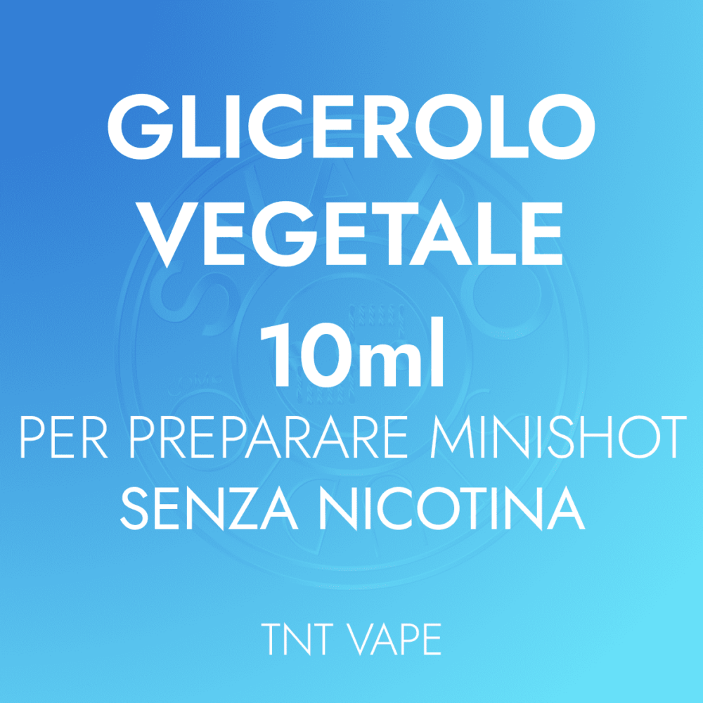 Glicerolo vegetale glicerina vegetale per liquidi svapo scomposti minishot 10+10 shot series con nicotina tnt vape da 10ml svapostudio